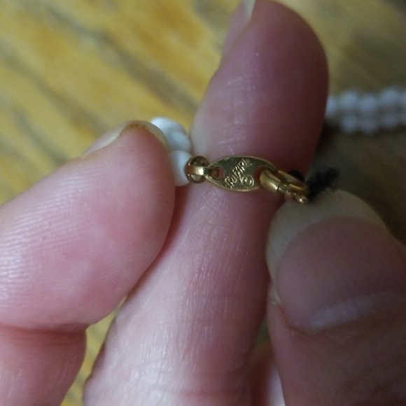 Retro 1980's Trefari double strand necklace - Picture 2 of 2